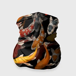 Бандана-труба Карпы кои Японские карпы, цвет: 3D-принт