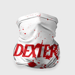Бандана-труба Dexter logo Декстер брызги крови, цвет: 3D-принт