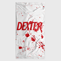 Бандана-труба Dexter logo Декстер брызги крови, цвет: 3D-принт — фото 2