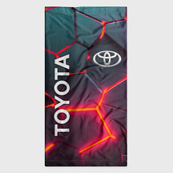 Бандана-труба TOYOTA 3D NEON ТОЙОТА 3Д ПЛИТЫ НЕОН, цвет: 3D-принт — фото 2