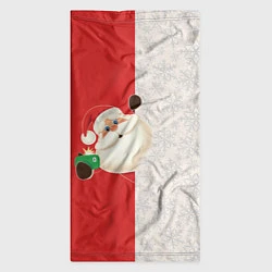 Бандана-труба Дед Мороз селфи, цвет: 3D-принт — фото 2
