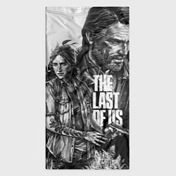 Бандана-труба THE LAST OF US ЧЁРНО БЕЛЫЙ, цвет: 3D-принт — фото 2