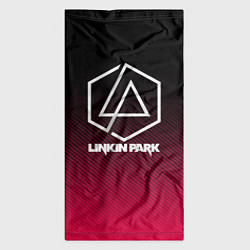 Бандана-труба LINKIN PARK LOGO CARBON, цвет: 3D-принт — фото 2