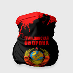 Бандана-труба Гражданская оборона: СССР, цвет: 3D-принт