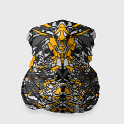 Бандана-труба Жёлтый каменный дракон, цвет: 3D-принт