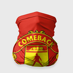 Бандана-труба Камбек Юнайтед это Манчестер юнайтед, цвет: 3D-принт