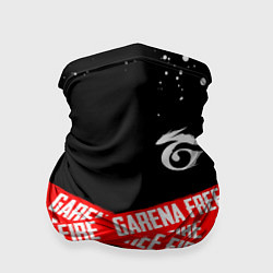 Бандана-труба GARENA FREE FIRE RED OFF LINE STYLE, цвет: 3D-принт