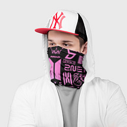 Бандана-труба K-POP LOGOBOMBING КОРЕЙСКИЕ ГРУППЫ, цвет: 3D-принт — фото 2