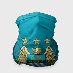 Бандана-труба Manchester City Teal Themme, цвет: 3D-принт