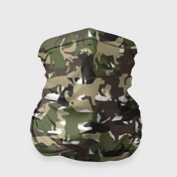 Бандана-труба Камуфляж из Собак Camouflage, цвет: 3D-принт
