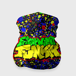 Бандана-труба Friday Night Funkin Logo Acid Style, цвет: 3D-принт