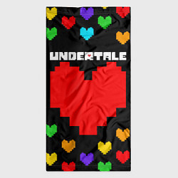 Бандана-труба UNDERTALE HEART COLOR HEROES, цвет: 3D-принт — фото 2