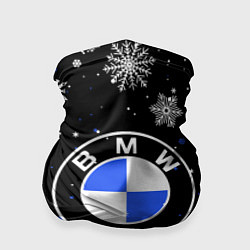 Бандана-труба НОВОГОДНИЙ БМВ НОВЫЙ ГОД BMW, цвет: 3D-принт