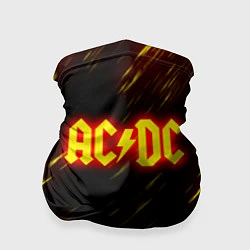 Бандана-труба ACDC Neon, цвет: 3D-принт