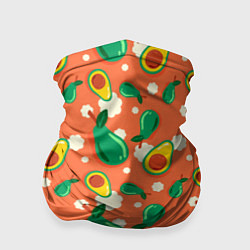 Бандана-труба Паттерн из авокадо, цвет: 3D-принт