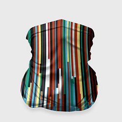 Бандана-труба Glitch pattern 2087, цвет: 3D-принт