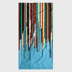 Бандана-труба Glitch pattern 2087, цвет: 3D-принт — фото 2