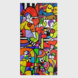 Бандана-труба Romero Britto - love collage, цвет: 3D-принт — фото 2