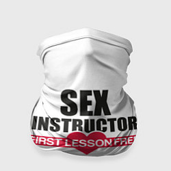 Бандана-труба Секс Инструктор SEX INSTRUCTOR, цвет: 3D-принт