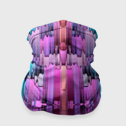 Бандана-труба Калейдоскоп абстракции, цвет: 3D-принт