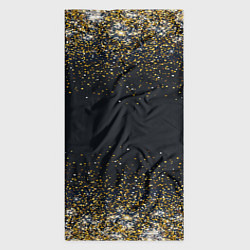 Бандана-труба Золотые блестки на темном фоне Сияющий глиттер, бл, цвет: 3D-принт — фото 2