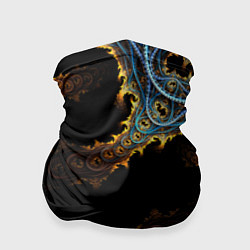 Бандана-труба Огненные фракталы 3d, цвет: 3D-принт