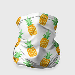 Бандана-труба Поле ананасов, цвет: 3D-принт