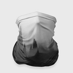 Бандана-труба Туманный лес - туман, цвет: 3D-принт
