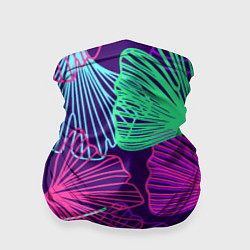 Бандана-труба Neon color pattern Fashion 2023, цвет: 3D-принт