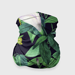Бандана-труба Цветы Ботанические, цвет: 3D-принт