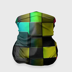 Бандана-труба Colored Geometric 3D pattern, цвет: 3D-принт