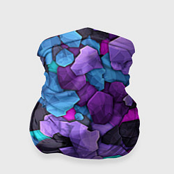 Бандана-труба Магические кристаллы, цвет: 3D-принт