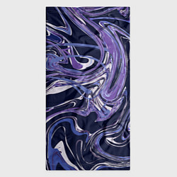 Бандана-труба Фиолетовая магия Абстракция с мраморными разводами, цвет: 3D-принт — фото 2