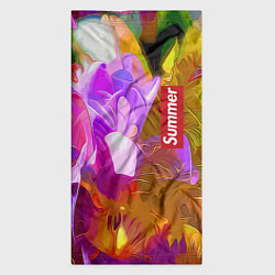 Бандана-труба Красочный цветочный узор Лето Colorful Floral Patt, цвет: 3D-принт — фото 2