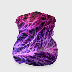 Бандана-труба Авангардный неоновый паттерн Мода Avant-garde neon, цвет: 3D-принт