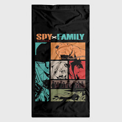 Бандана-труба SPY X FAMILY СЕМЬЯ ШПИОНА ВСЕ, цвет: 3D-принт — фото 2