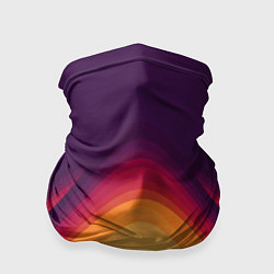Бандана-труба Волны песка и лавы, цвет: 3D-принт