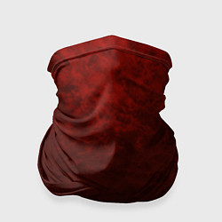 Бандана-труба Мраморный красно-черный градиент, цвет: 3D-принт