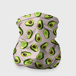 Бандана-труба Авокадо, текстильный паттерн, цвет: 3D-принт