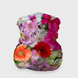 Бандана-труба BEAUTIFUL FLOWERS, цвет: 3D-принт