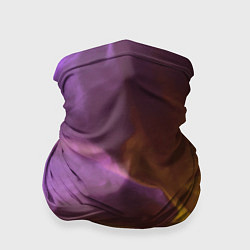 Бандана-труба Неоновые фонари на шёлковой поверхности - Фиолетов, цвет: 3D-принт