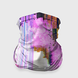 Бандана-труба Glitch art Fashion trend, цвет: 3D-принт