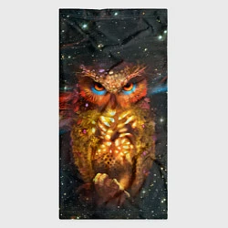 Бандана-труба Космический взгляд совы, цвет: 3D-принт — фото 2