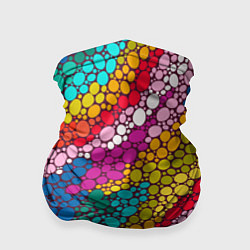 Бандана-труба Абстракция - радужное настроение, цвет: 3D-принт