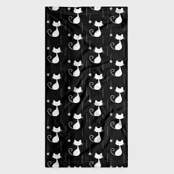 Бандана-труба Чёрные Коты С Клубками Шерсти, цвет: 3D-принт — фото 2