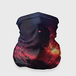 Бандана-труба Космическое пламя, цвет: 3D-принт