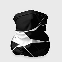 Бандана-труба Черно-белая классика, цвет: 3D-принт