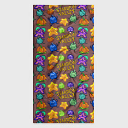 Бандана-труба Stardew Valley pattern brown, цвет: 3D-принт — фото 2