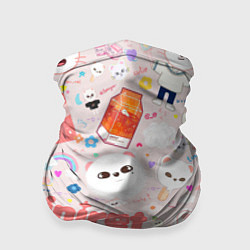 Бандана-труба Skzoo Jinniret pattern cartoon avatar, цвет: 3D-принт
