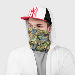 Бандана-труба Серфинг и волны, цвет: 3D-принт — фото 2